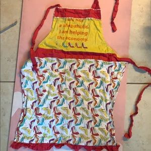 Shoe themed apron!!